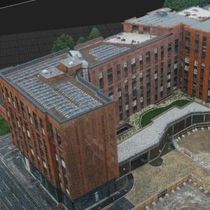 Drone Survey of Apartment Building in Sheffield