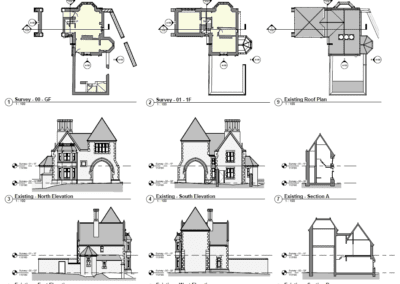 measured building survey drawings