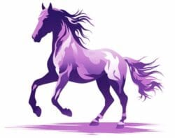purple horse silhouette plain white background e1695831925238 Equestrian Surveying