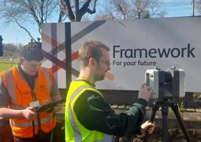 20250327 110059 About Us The team scanning on site for Framework Housing Association