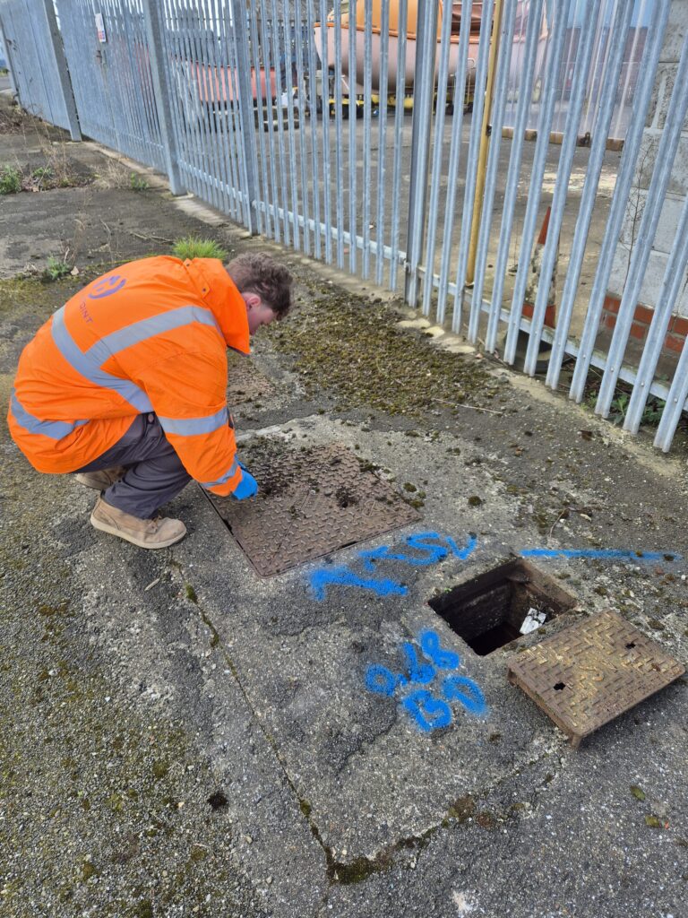 SolidPoint Land Survey Team on-site at Albert Docks, Hull