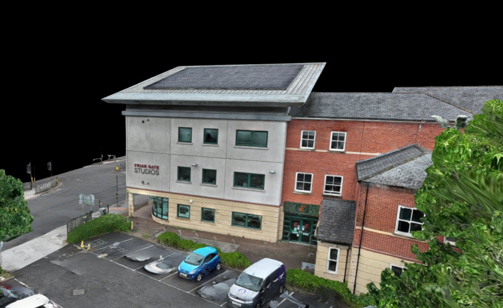 Friar Gate Studios 3D Drone Model Extract Friar Gate Studios, Derby - 3D Drone Survey