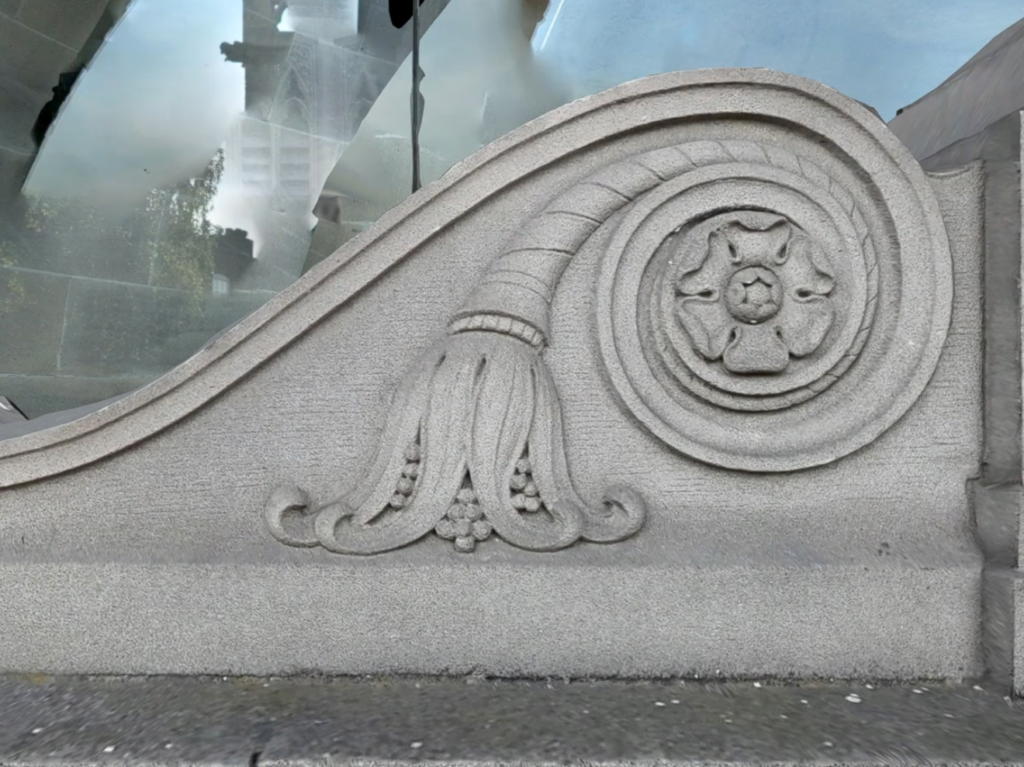 Kings Chambers Stonework Extract from 3D drone model Kings Chambers, Derby - 3D Drone Survey