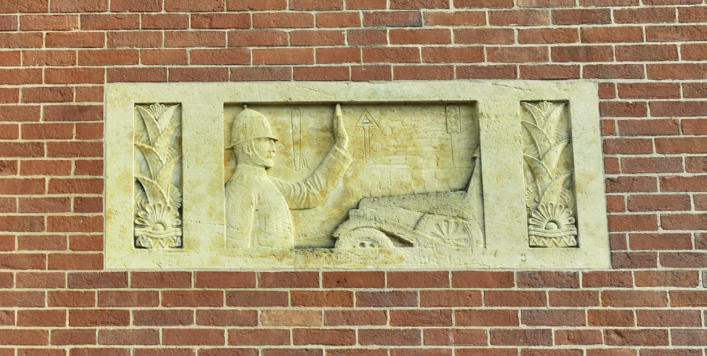 Riverside Chambers Stonework Image from drone Riverside Chambers, Derby - 3D Drone Survey