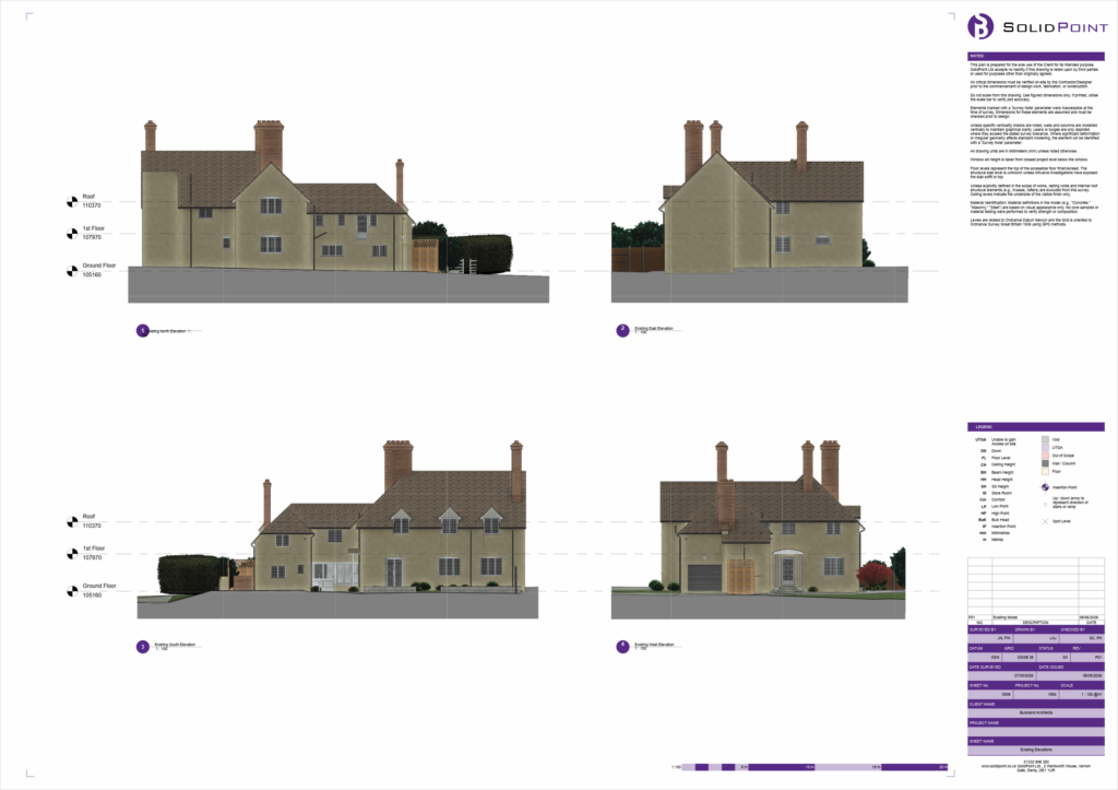 Tadley Measured Building Survey Existing Elevations Surveys For Planning Applications