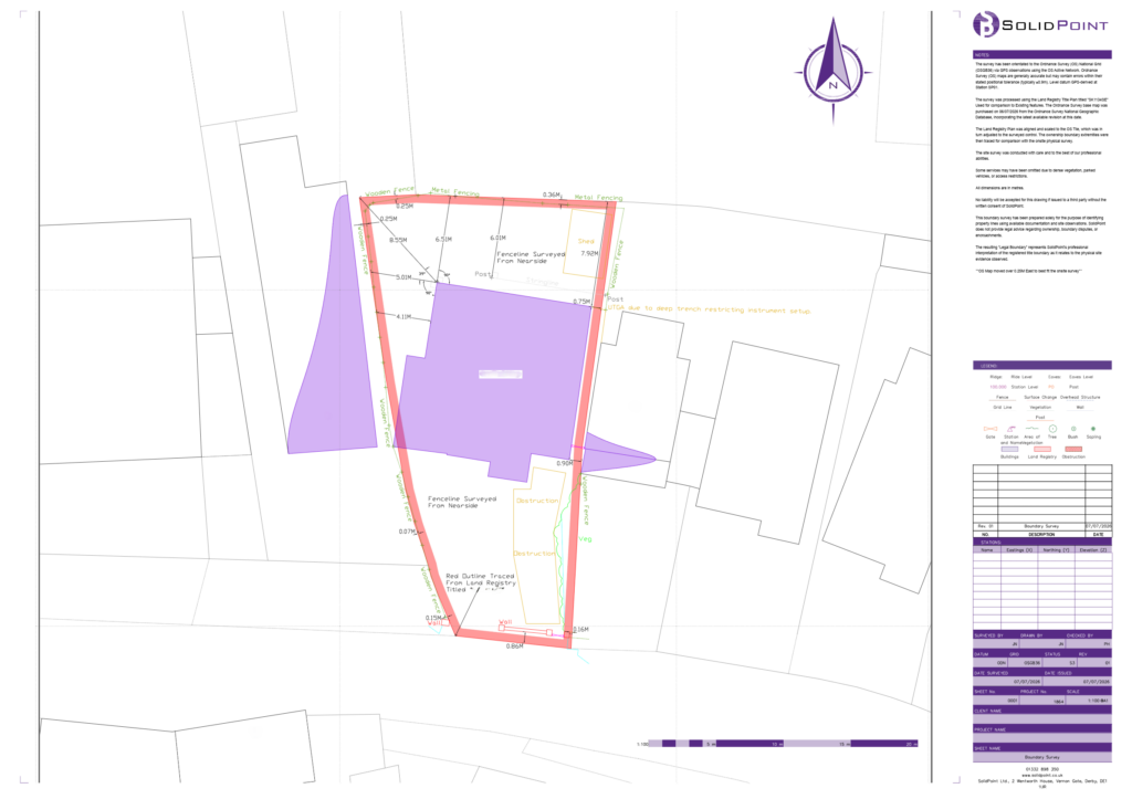 Doveridge Boundary Survey