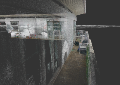 Point Cloud extract from Liberty Place Birmingham Bedford Chambers, Leeds - Drone and Measured Building Surveys & 360 Virtual Tour