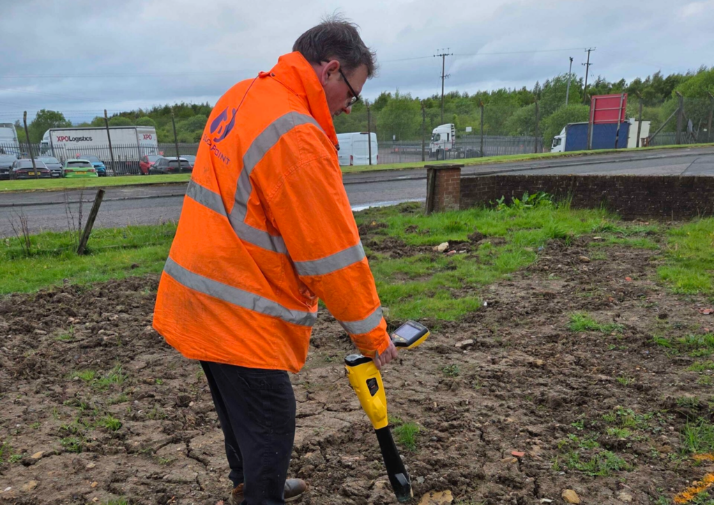 SolidPoint Team Conducting a Utility Survey
