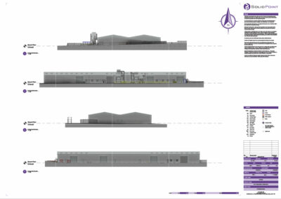 Ikon Trading Estate - Measured Building Survey - Existing Elevations