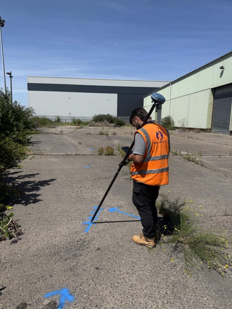 SolidPoint Team Conducting a CCTV Survey SolidPoint Team Conducting a CCTV Survey Churchill Business Park - Utility & CCTV Surveys