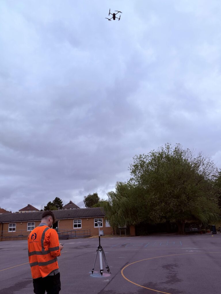 SolidPoint drone surveyor on site