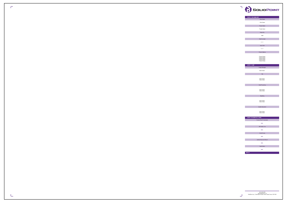 example survey title sheet example survey title sheet How To Download & Use Your SolidPoint Measured Building Survey