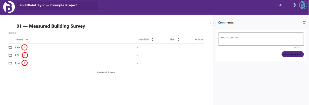 folders inside survey pack folders inside survey pack How To Download & Use Your SolidPoint Measured Building Survey