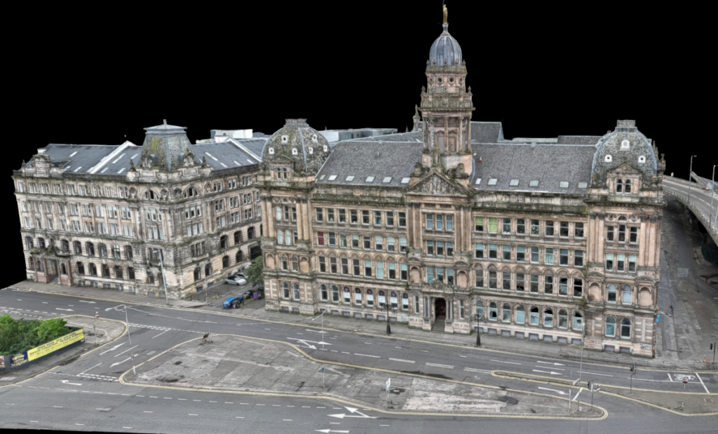Morrison St, Glasgow - 3D Drone Model Morrison St Glasgow 3D Drone Model Morrison Street, Glasgow