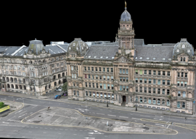Morrison St Glasgow 3D Drone Model Home - 3D Laser Scanning Surveys